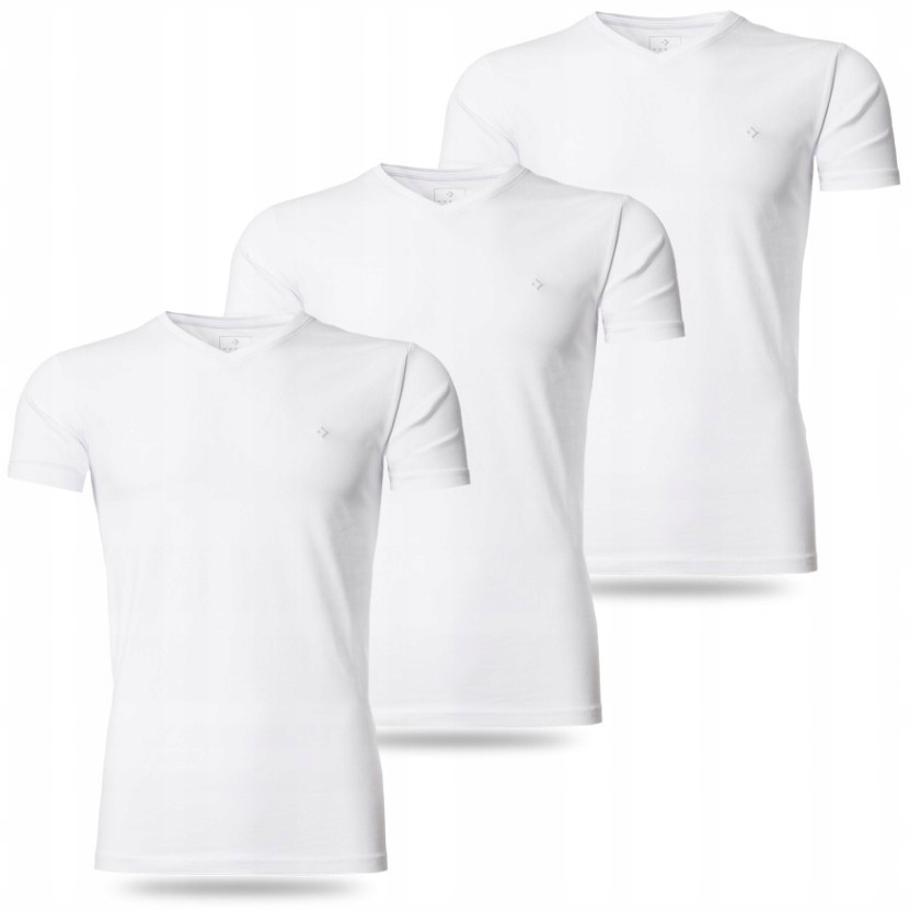 3x Tričko tričko Premium Line s krátkým rukávem Bavlna top Moraj XXL