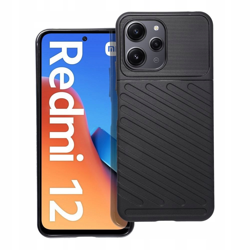 Oem Futerał do Xiaomi Redmi 12 4G Thunder czarny