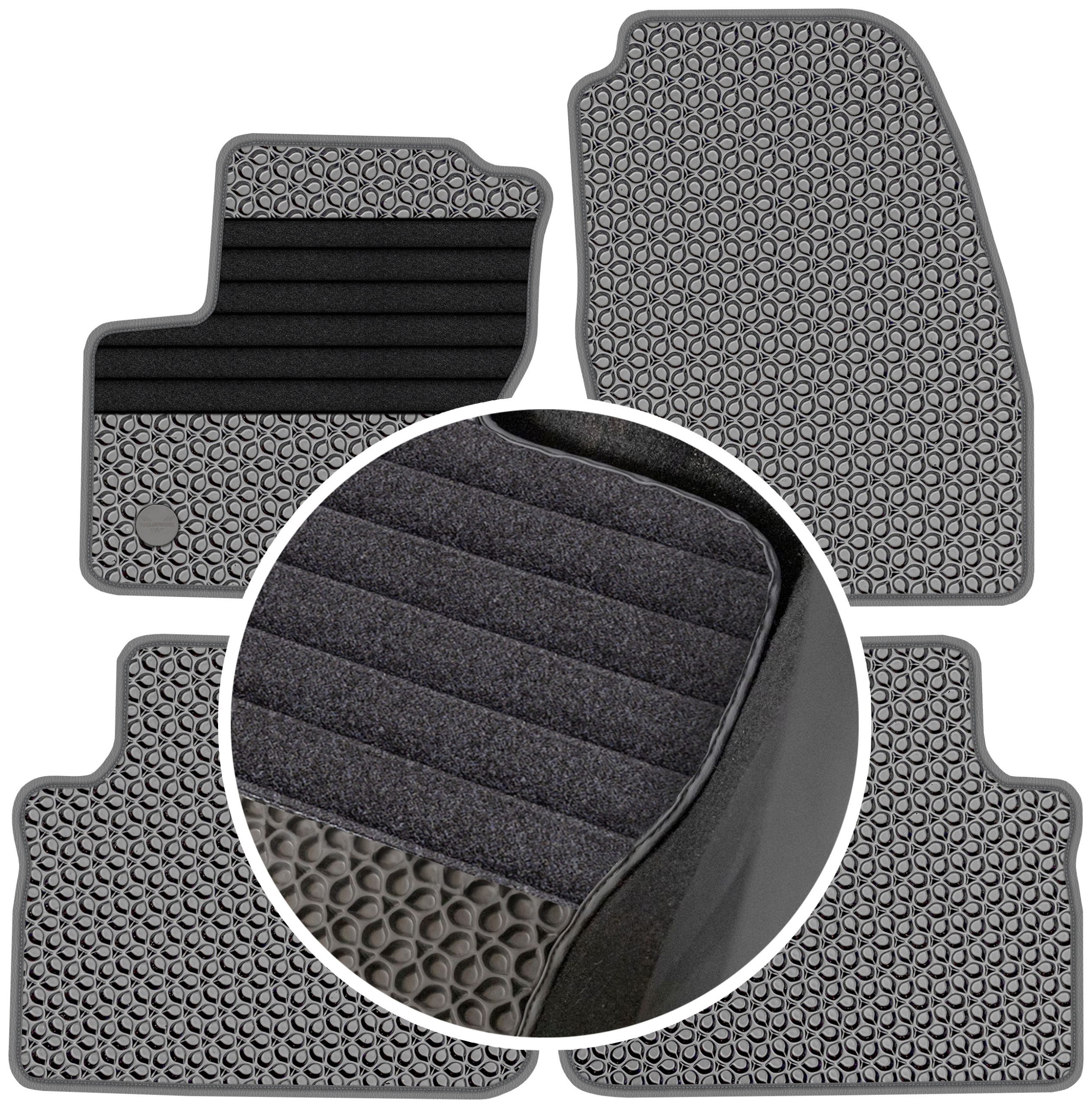 Ford C Max II 5os 2012-2019 Gumové rohože do auta Eva Eternity