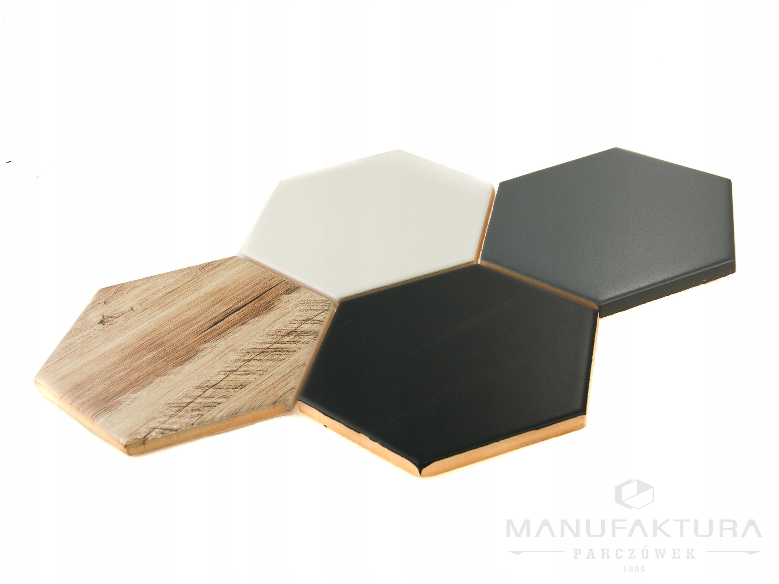 

płytka ceramiczna heksagon mozaika