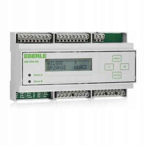 Sterownik Eberle Em 524 90 dwustrefowy
