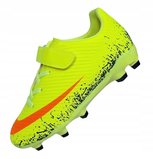 Sportovní boty na fotbal, dětské kopačky na venkovní hřiště, suchý zip, velikost 36