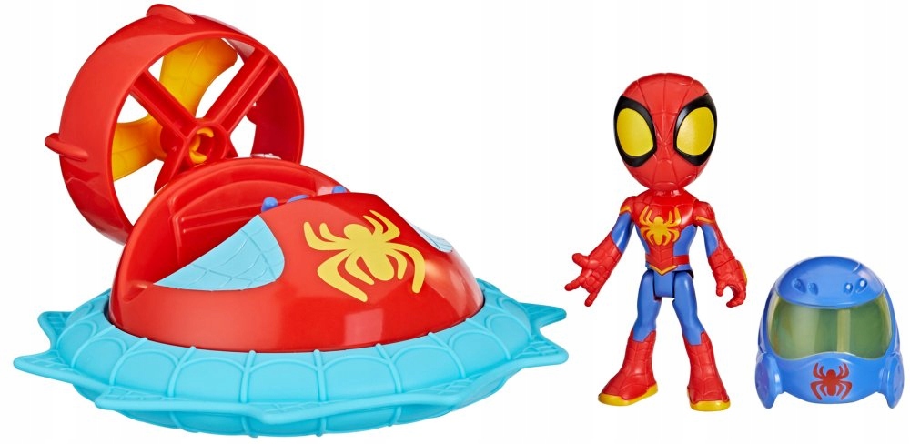 SPIDER-MAN Figurka Spidey + Hover Spinner F7252 Stan opakowania oryginalne