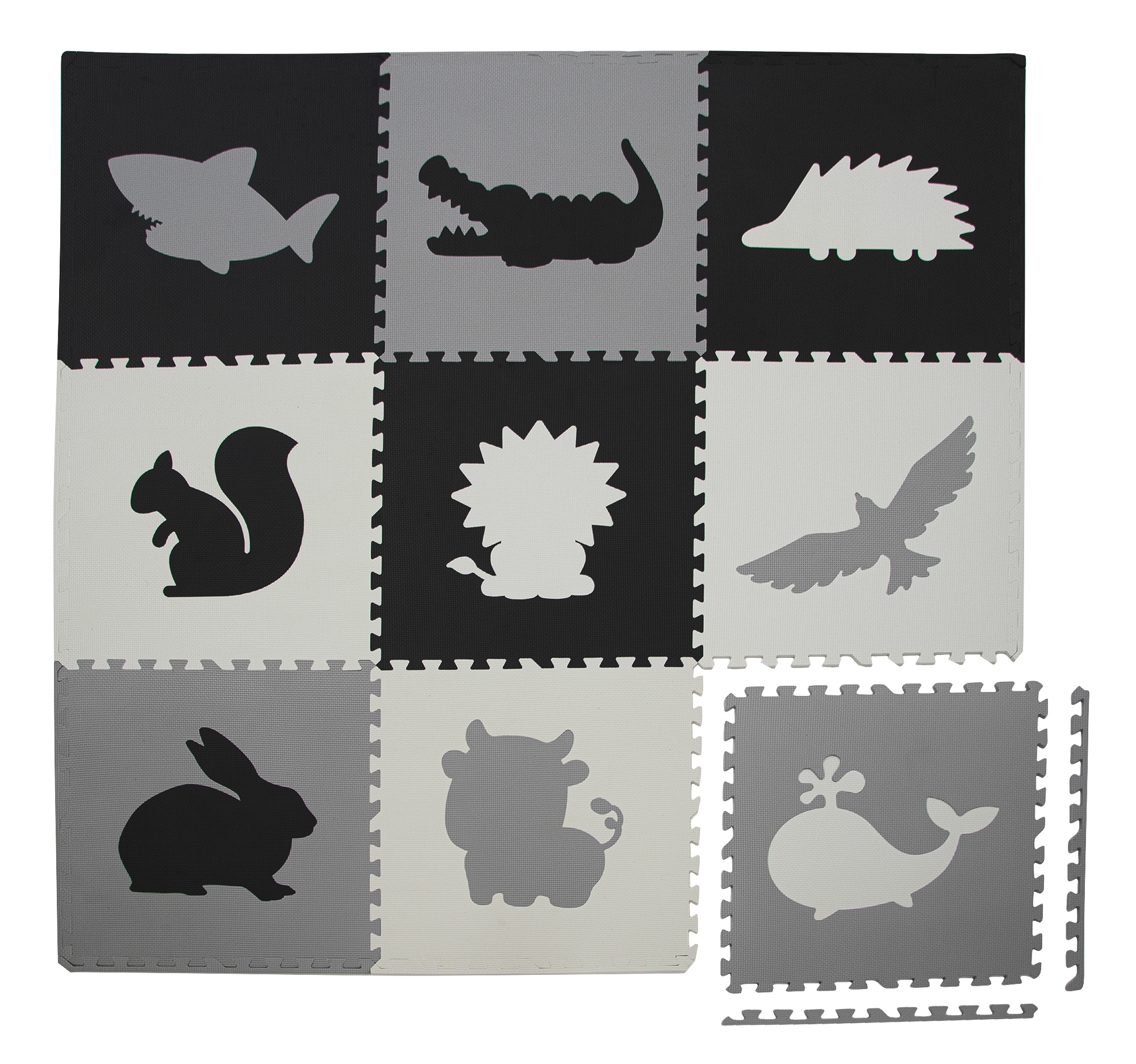 

Piankowa Mata Puzzlowa Zwierzęta 9 Szt 60x60x1 CM