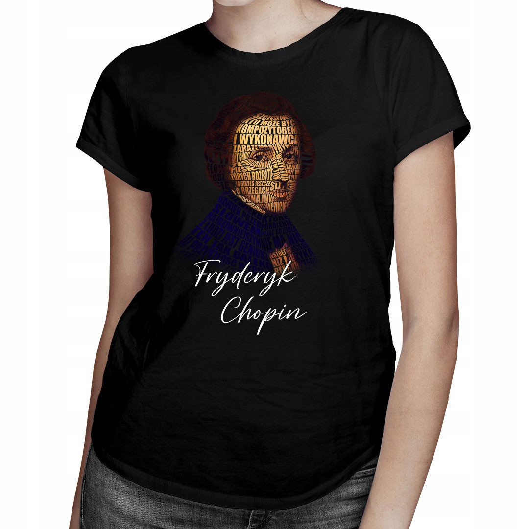 

Fryderyk Chopin - koszulka z nadrukiem dla niej