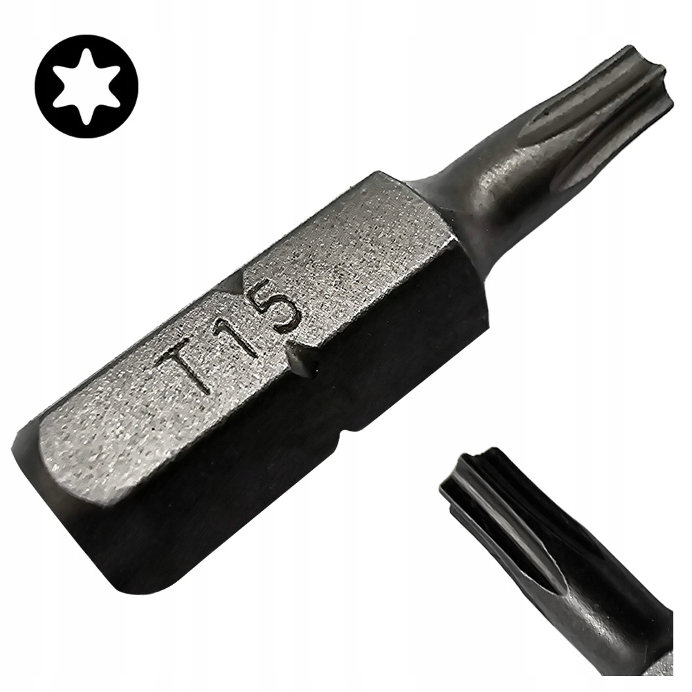 Bit Końcówka Do Wkrętarek Tx 15 25mm Gwiazdkowy Torx Cobit 1szt