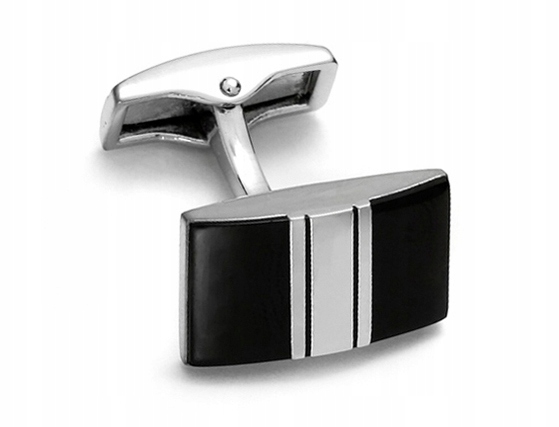 METALOWE Spinki do Mankietów Koszuli PUDEŁKO sk159 Stan opakowania oryginalne