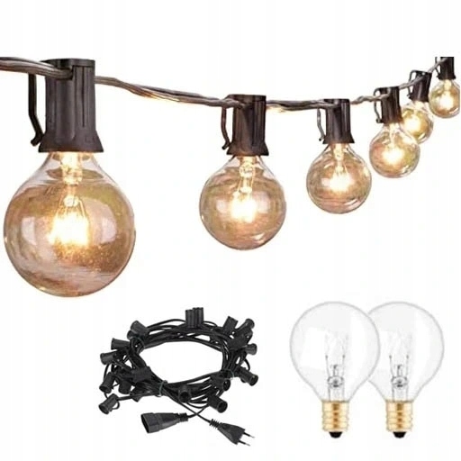 

Girlanda Lampa Ogrodowa 7.6m25LED Na Taras Balkon