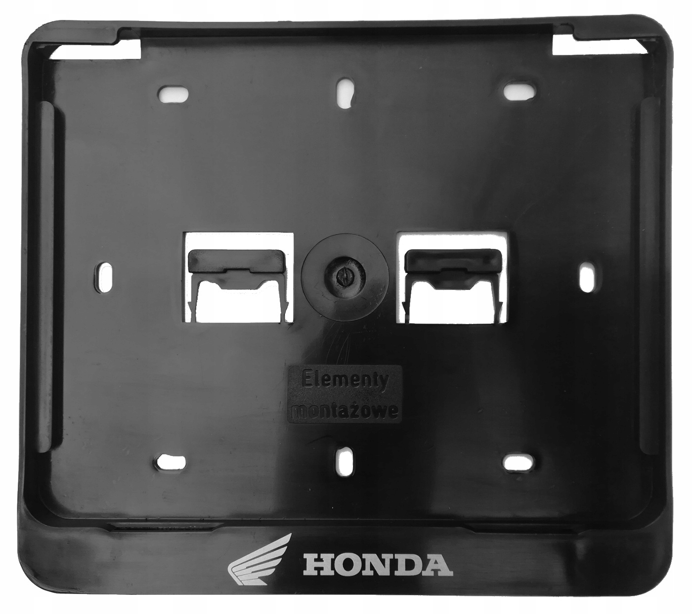 

Motocyklowa ramka tablicy Honda Czarna 19.5x17.5cm