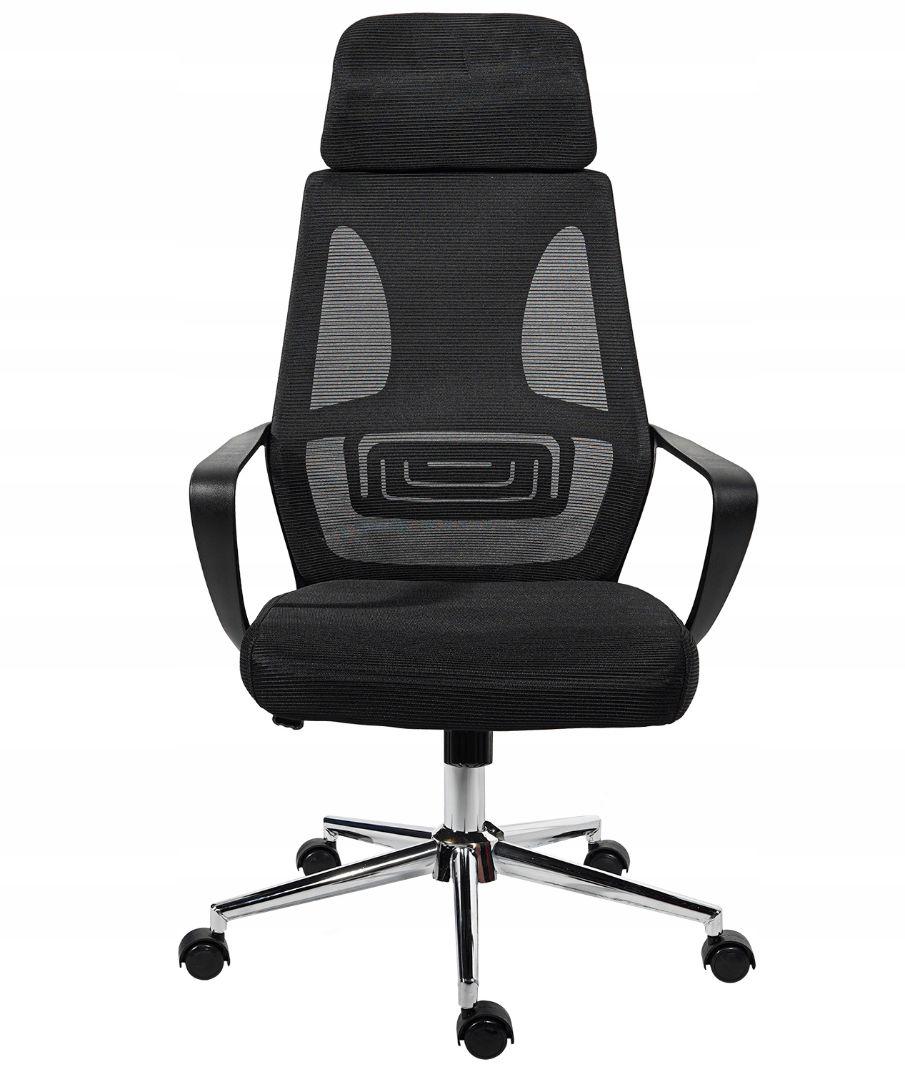 Fotel biurowy OBROTOWY krzesło ergonomiczny SIATKA czarny EAN (GTIN) 5907564507448