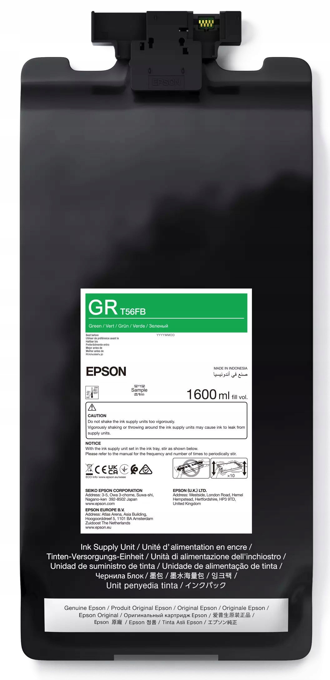 Epson Zielony tusz P-Series Iips 1600ml 64"