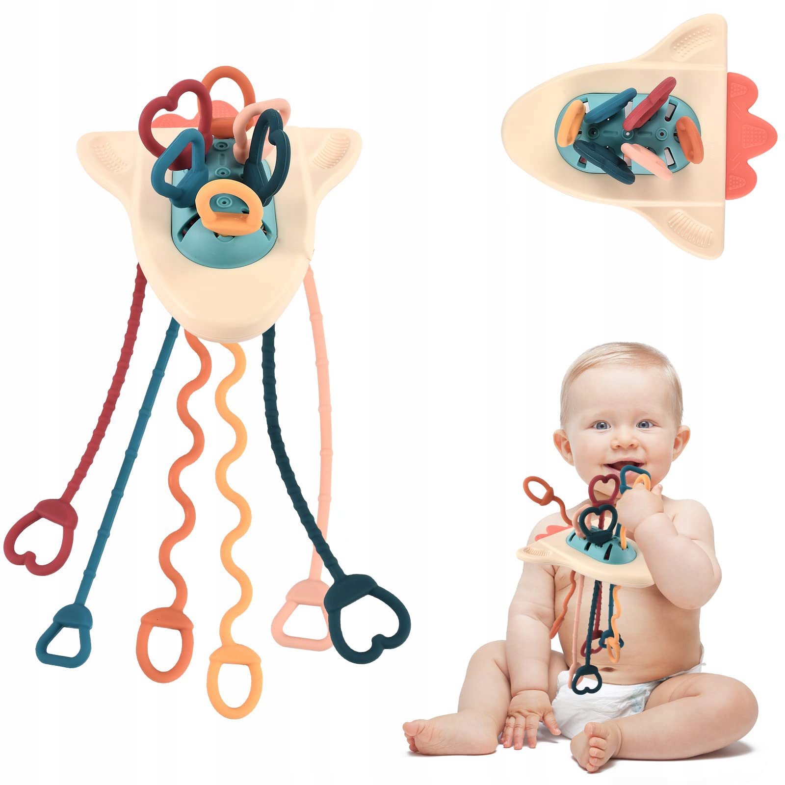 ZABAWKA SENSORYCZNA MONTESSORI BABY WCZESNA INTERAKTYWNA NAUKA BEZ BPA