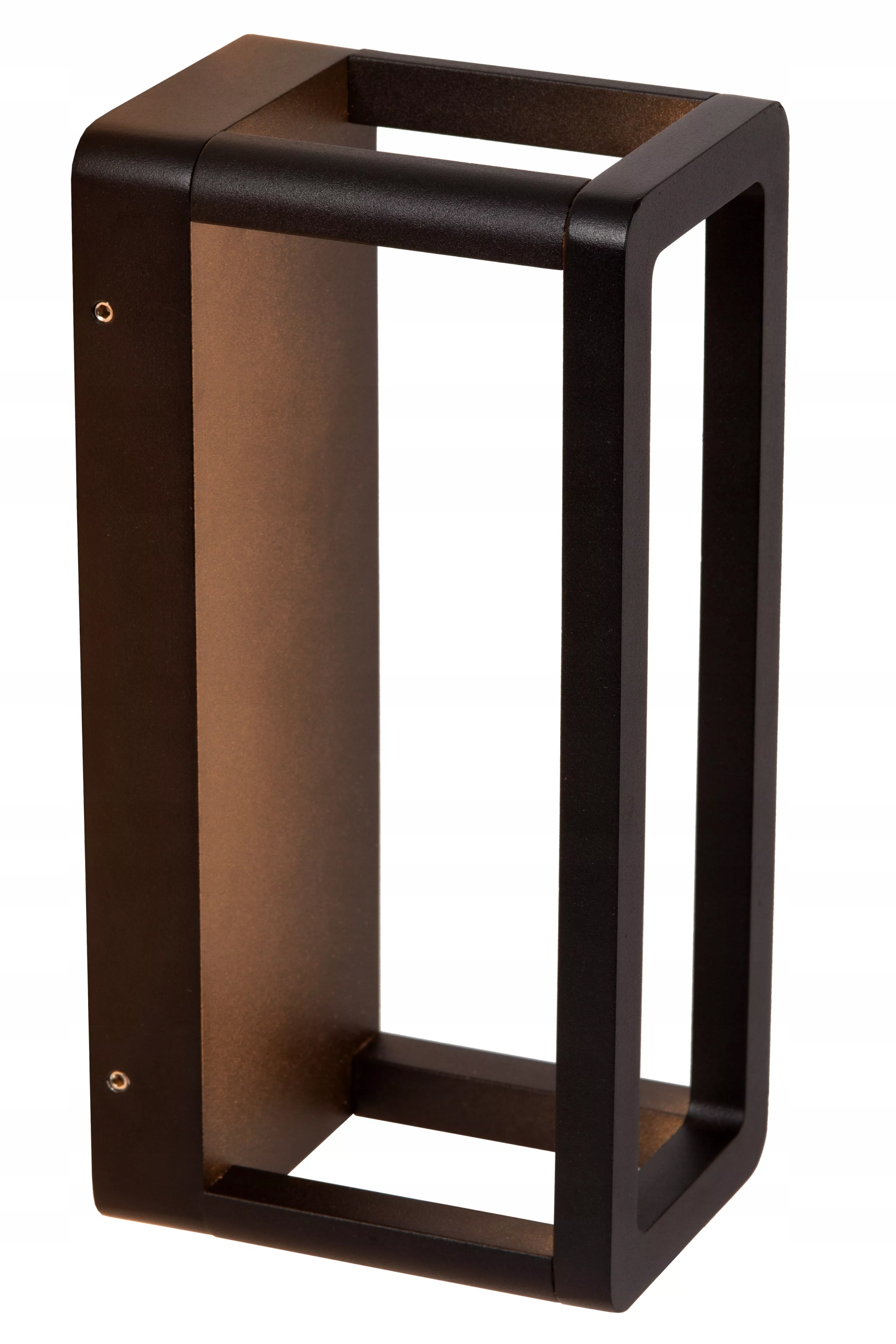 Venkovní nástěnné zahradní Led svítidlo černé IP65, teplé světlo Lucide