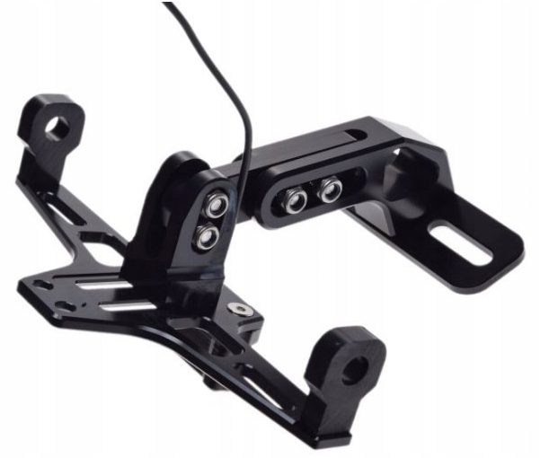 CZARNY UCHWYT TABLICY CNC PODŚWIETLENIE LED Producent WZMOTO