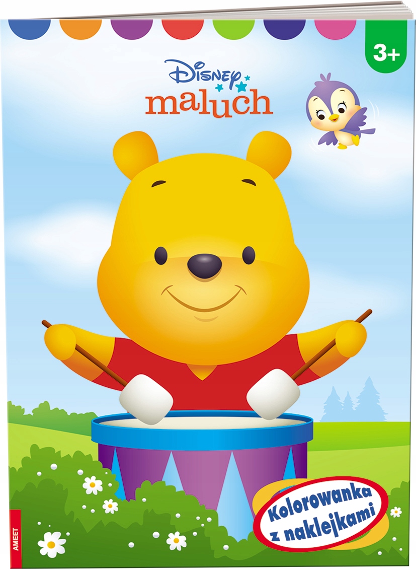 Disney Maluch Kolorowanka z naklejkami