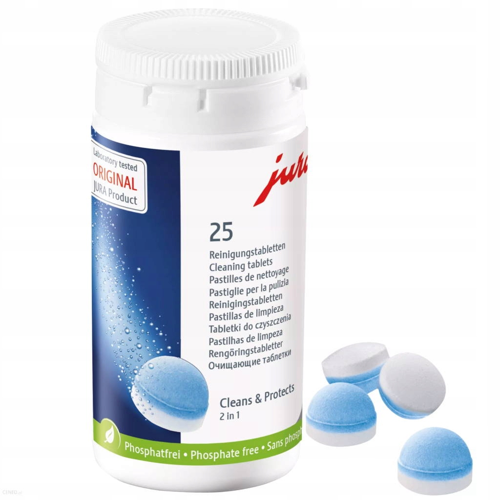 

Jura 62535 tabletki czyszczące ekspresu 2w1 25 szt