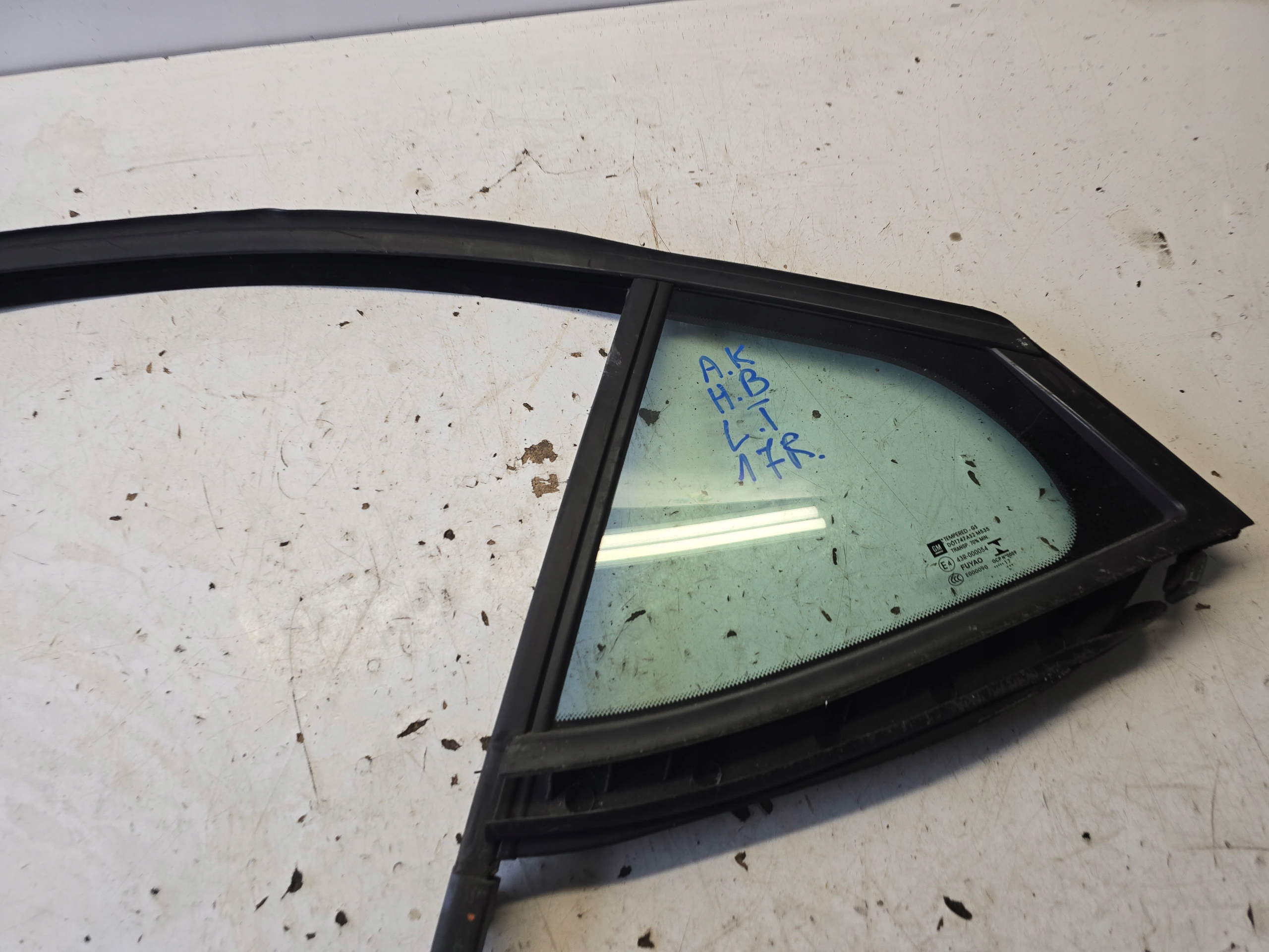 OPEL ASTRA K HB window window gasket door left rear part MALA 17