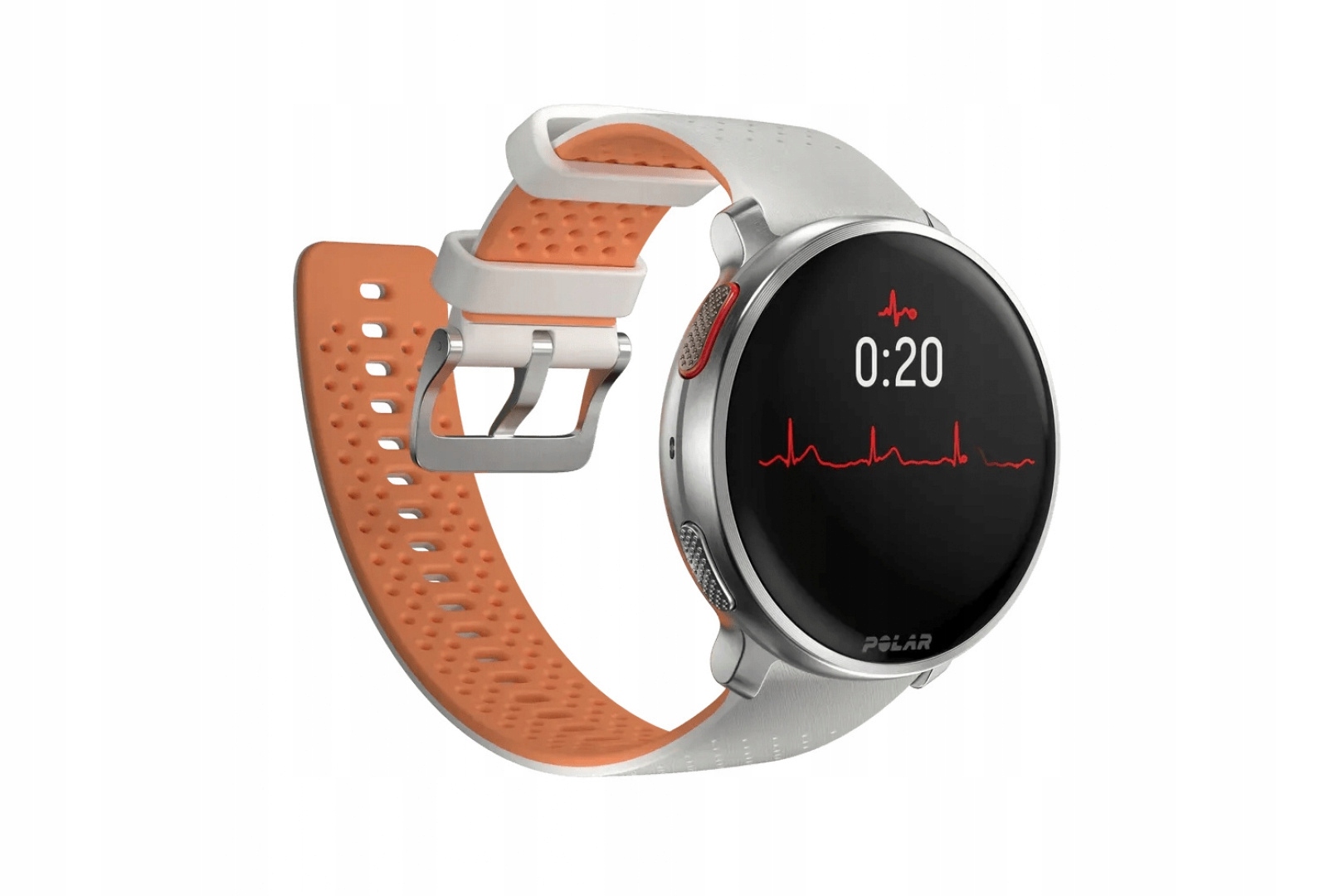 Zegarek Sportowy Smartwatch Vantage V3 Polar Srebrno-morelowy