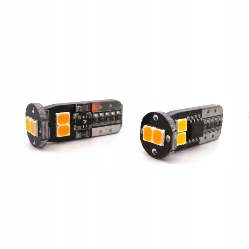 

żarówka Led T10 12-18V Canbus 400lm Pomarańczowa
