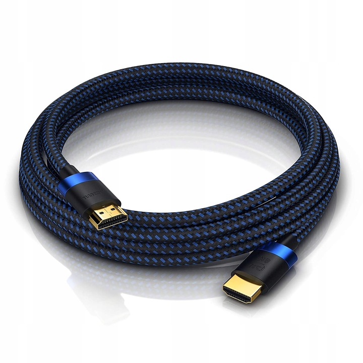 Premium Kabel HDMI 8K PrimeWire oplot 150 cm Złącza HDMI - HDMI
