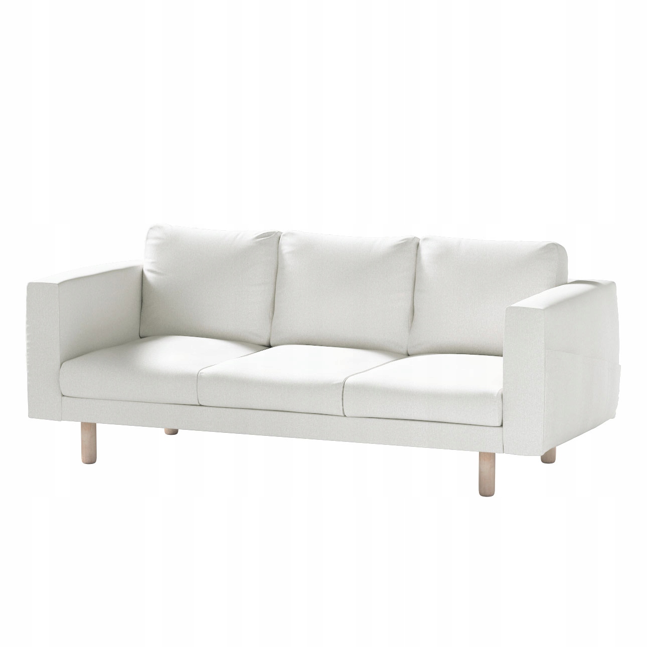 Dekoria potah na 3-místnou pohovku Norsborg Ikea, bílý
