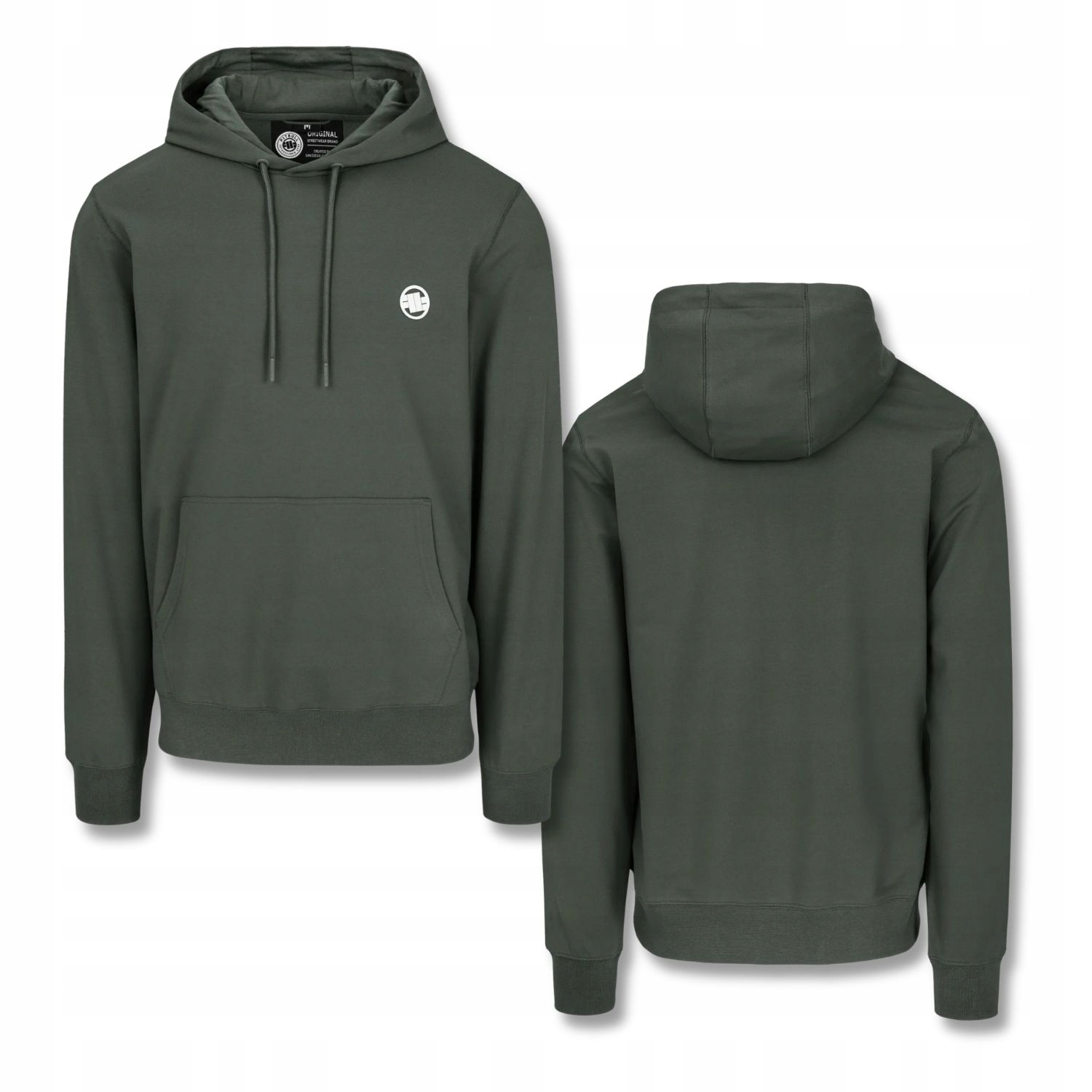 Pánská Mikina s kapucí Pitbull Small Logo Nugget prodyšná klokanka 3XL