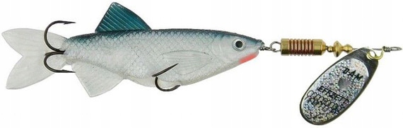 Dam Effzett Spinner Minnow 5g Błystka obrotowa Srebrno-Czarna Na Ryby