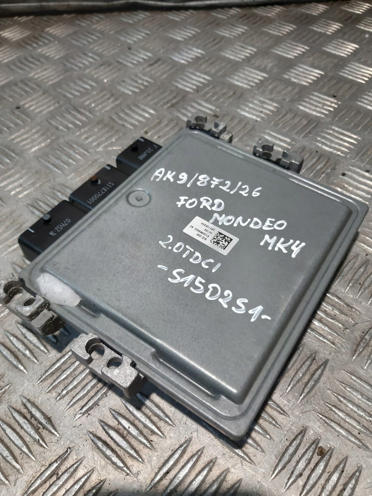 computer control unit of the engine FORD MONDEO MK4 2.0 TDCI 7G9112A650UF