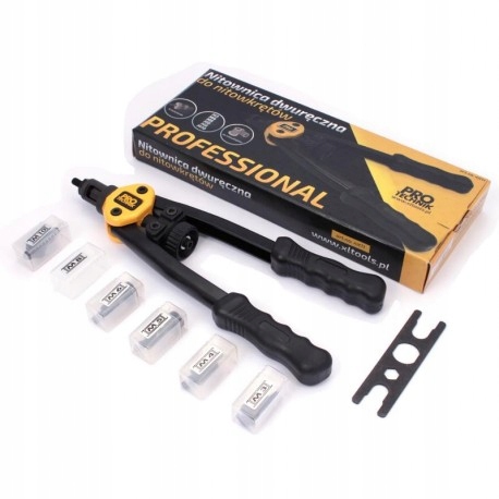 Nitownica dwuręczna do nitonakrętek Zasilanie ręczne