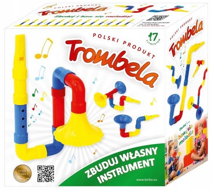 

Korbo Instrument Trąbka Flet Gwizdek Trombela 17