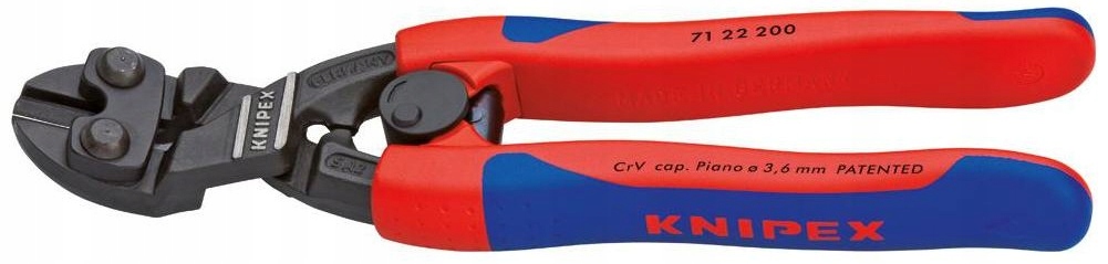 Kompaktní štípací kleště na čepy, dráty 20° 200 mm CoBolt Knipex