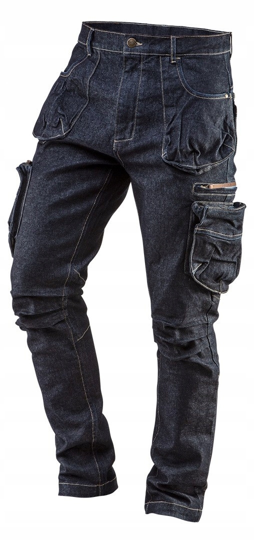 NEO SPODNIE ROBOCZE do pasa MONTERSKIE r. S jeans Rodzaj spodni do pasa