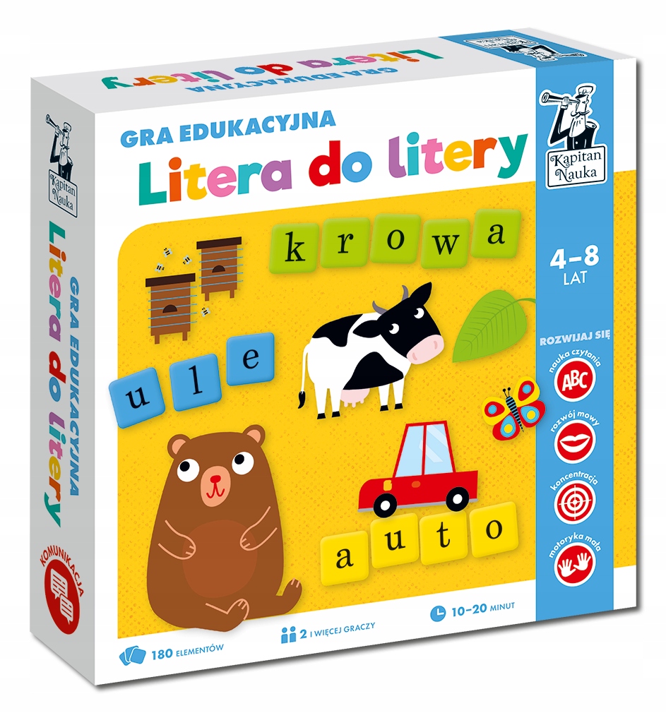 Kapitan Nauka. Gra edukacyjna. Litera do litery-Zdjęcie-0