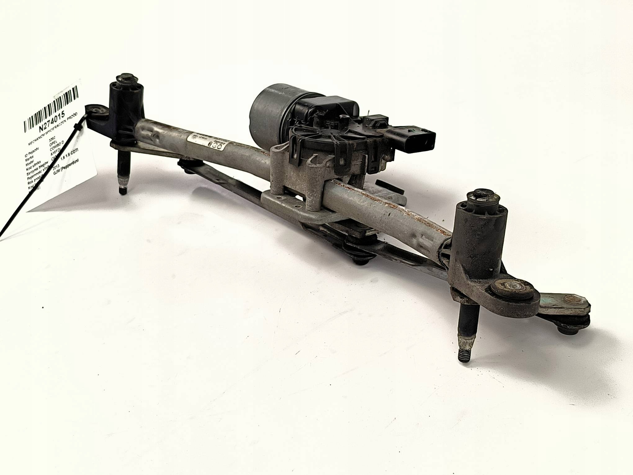 wiper mechanism front EU 51810592 OPEL COMBO D