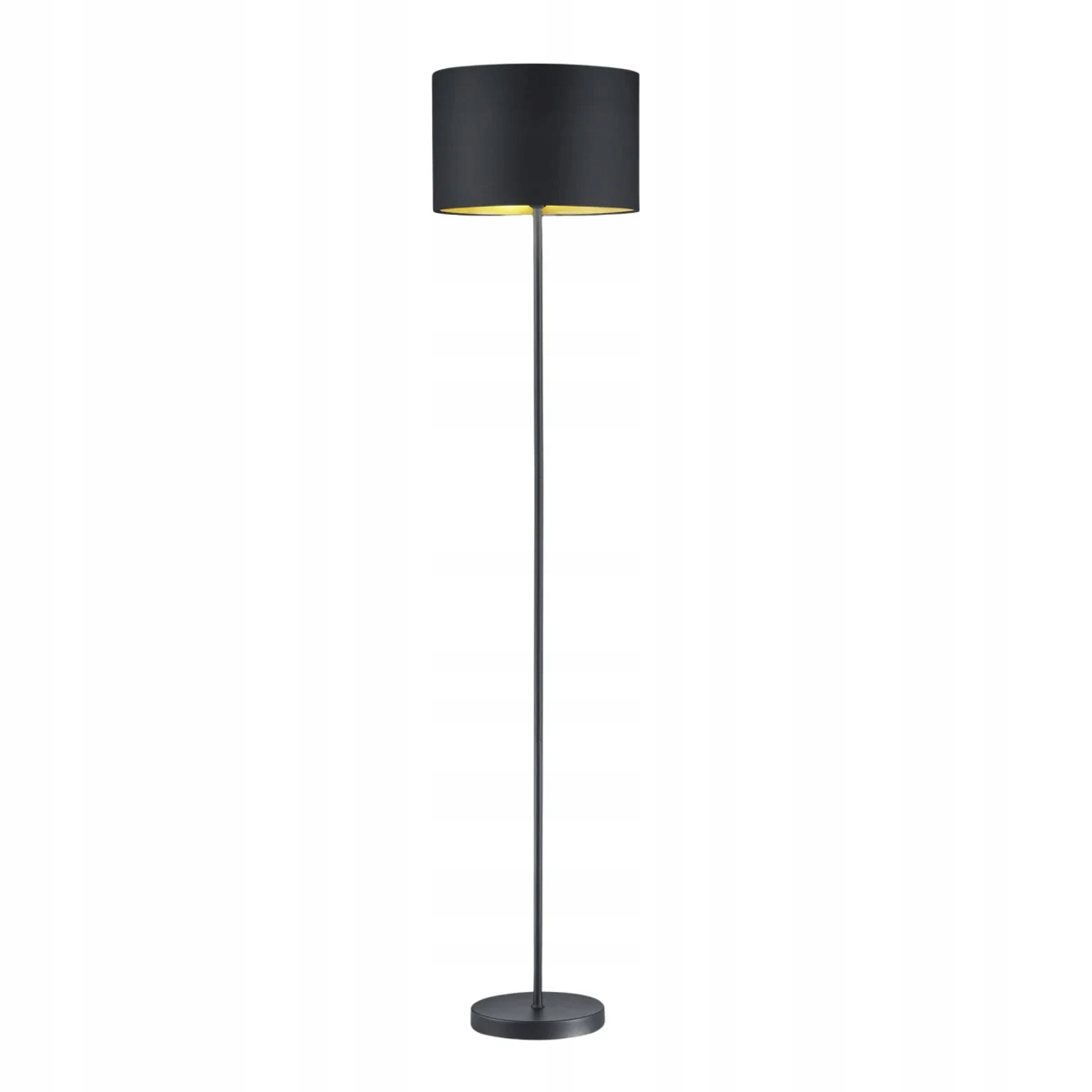Stojacia podlahová lampa s tienidlom, čierna Trio