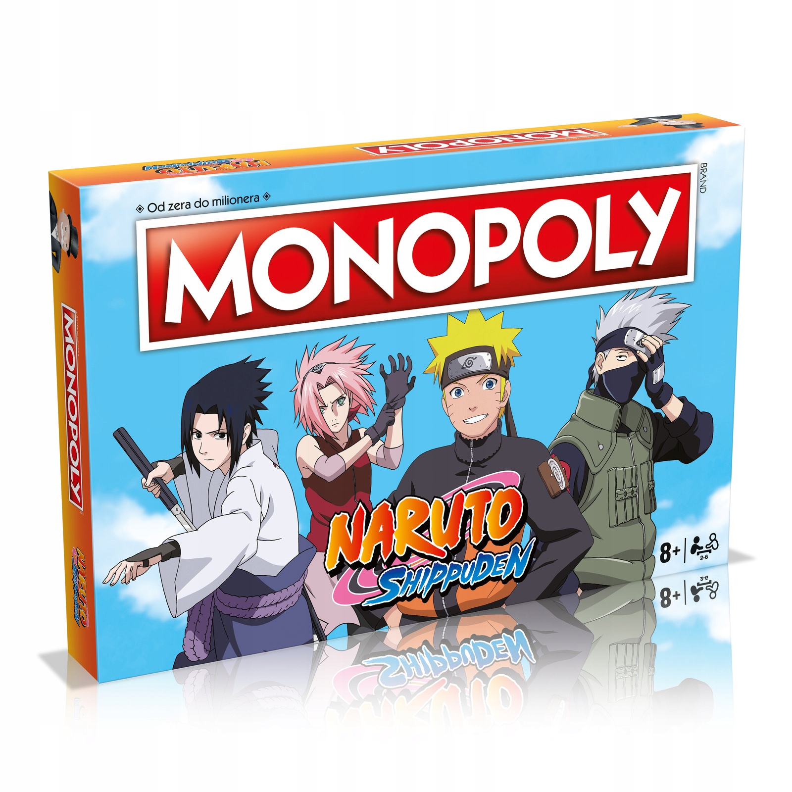 Monopoly Naruto Shippuden gra planszowa Edycja Pl kolekcjonerskie pionki