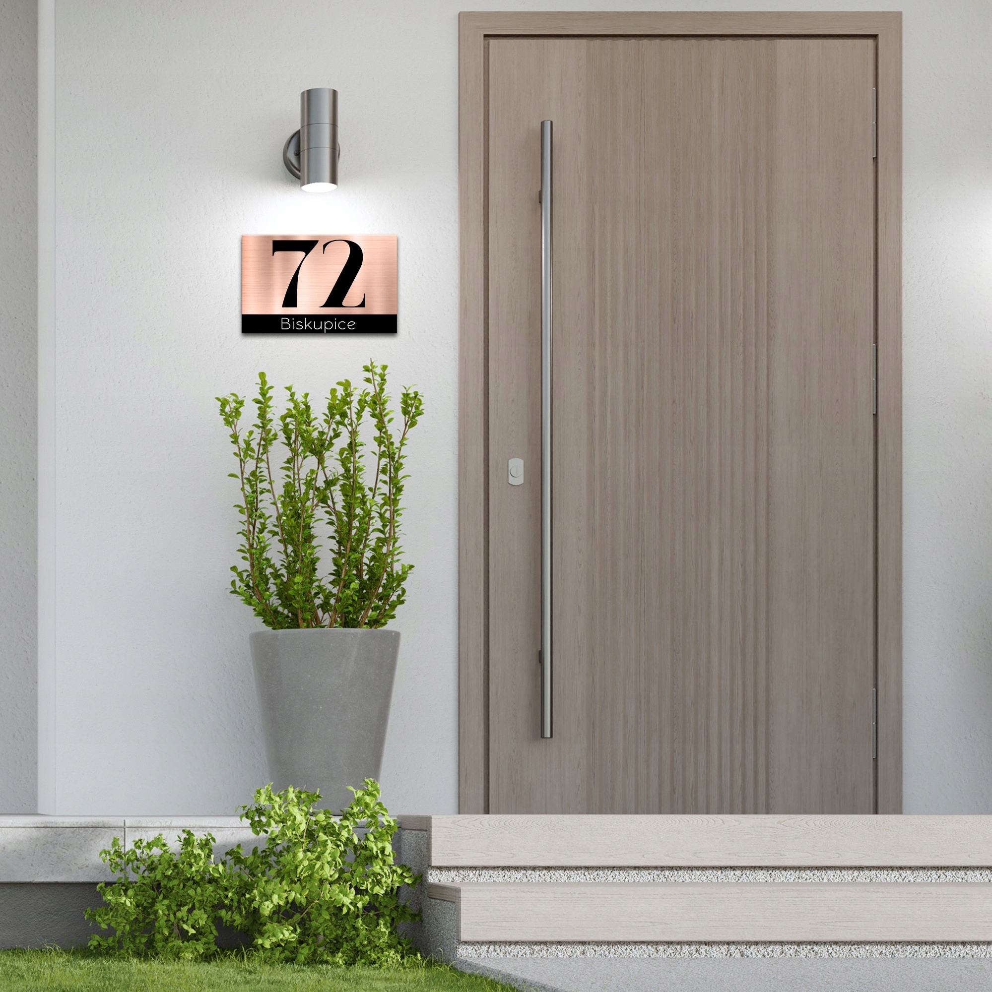 TABLICZKA Adresowa DiBOND NUMER DOMU + GRATIS Marka TabPrint