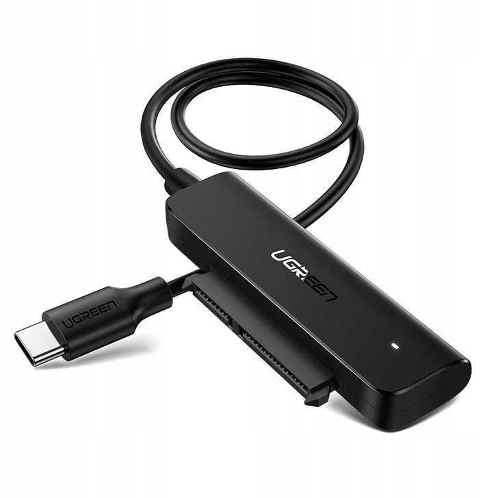 Adapter przejściówka dysku Hdd Ssd 2.5'' Sata III 3.0 na Usb-c czarny