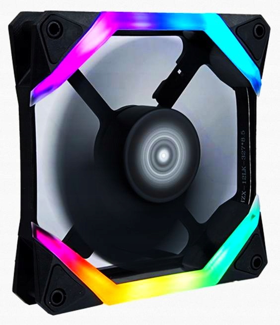 

Wentylator Led Rgb Rainbow Spider 3pin +molex 4pin