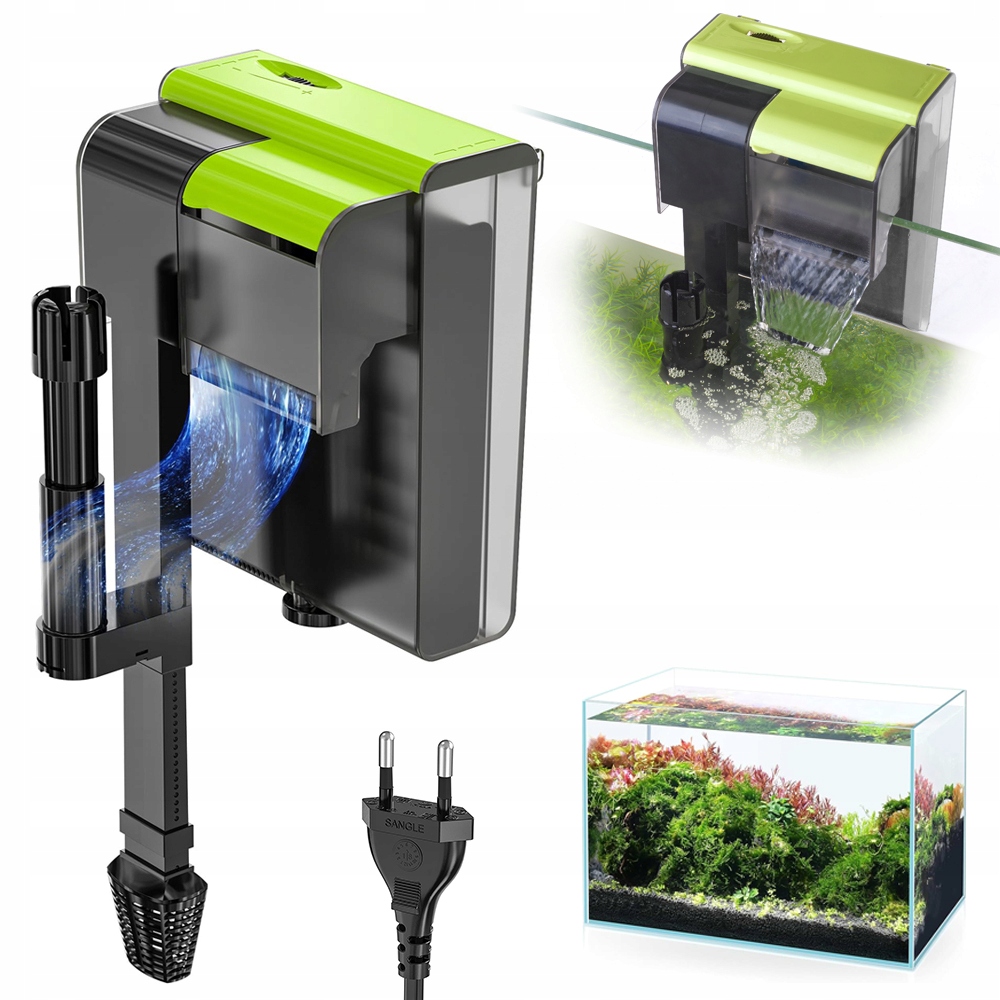 Levně Vnější Filtr Pro Akvárium 4V1 Filtrace Sterilizace Kyslíkování Plave