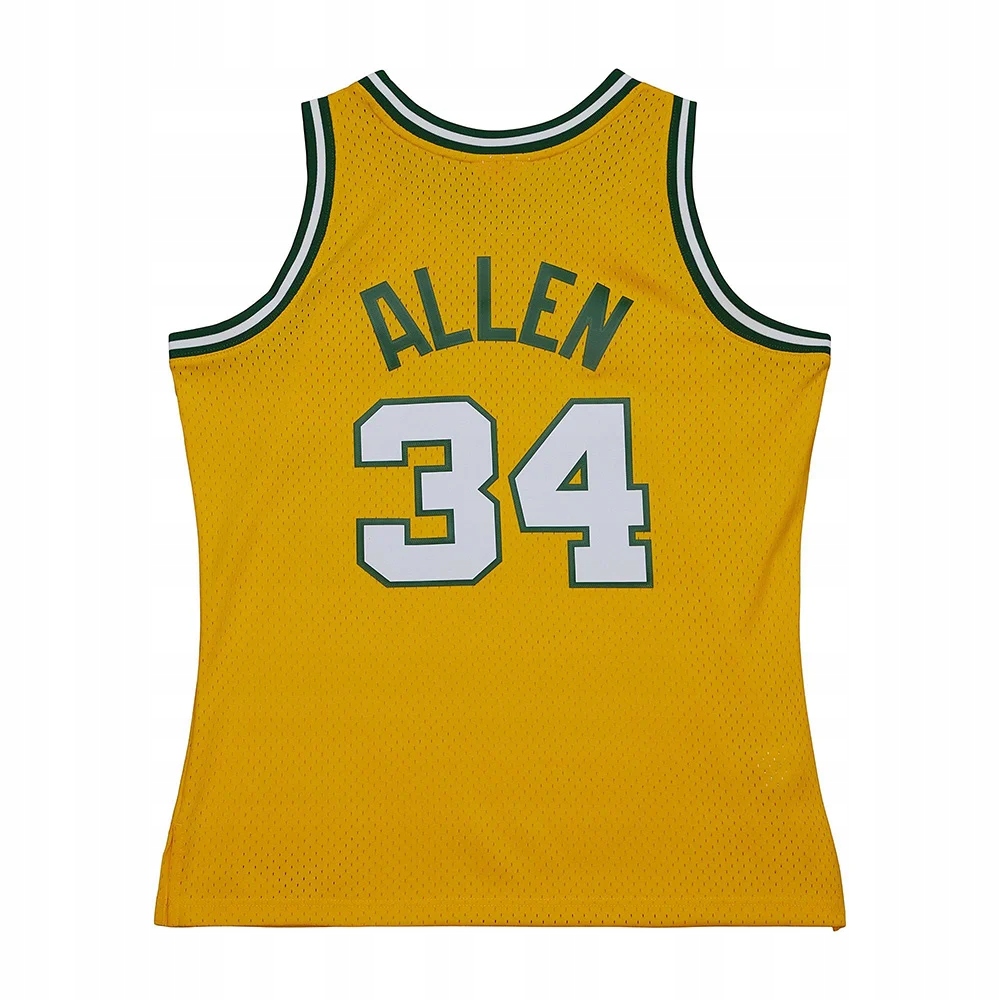 Koszulka Mitchell & Ness SUPERSONICS 2003 RAY ALLEN YELLOW - M Stan opakowania oryginalne