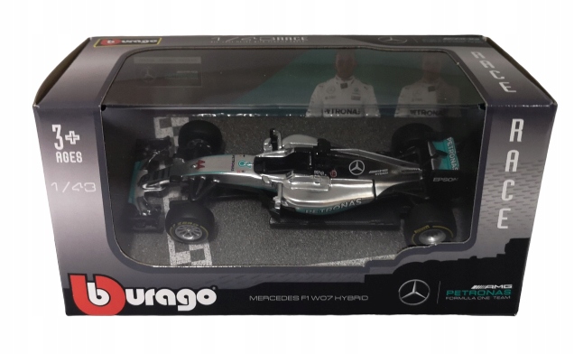 

Bburago 1:43 Mercedes F1 W07 Hybrid Lewis Hamilton