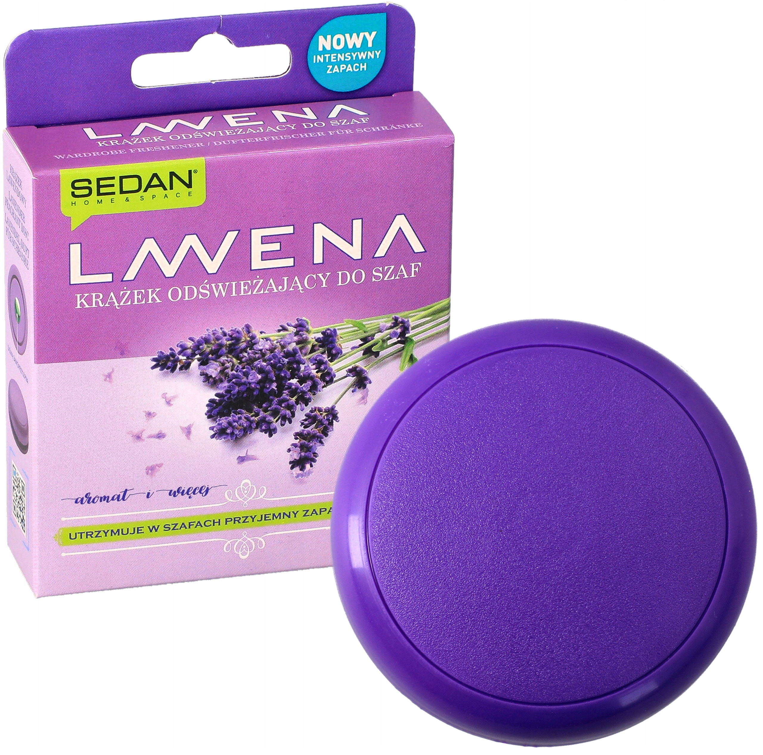 Zapach samochodowy krążek lawendowy Lawena