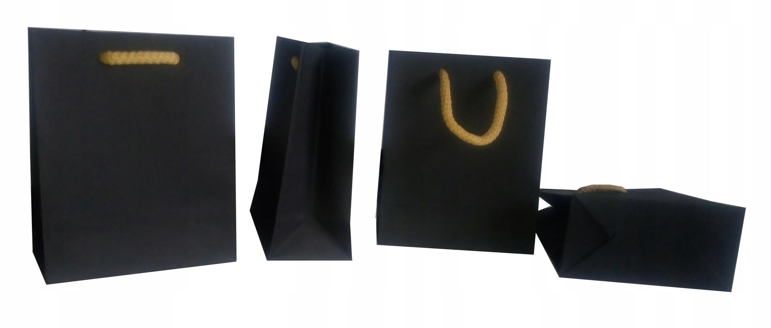 

Torebka papierowa czarna torby torebki Mini 10szt.