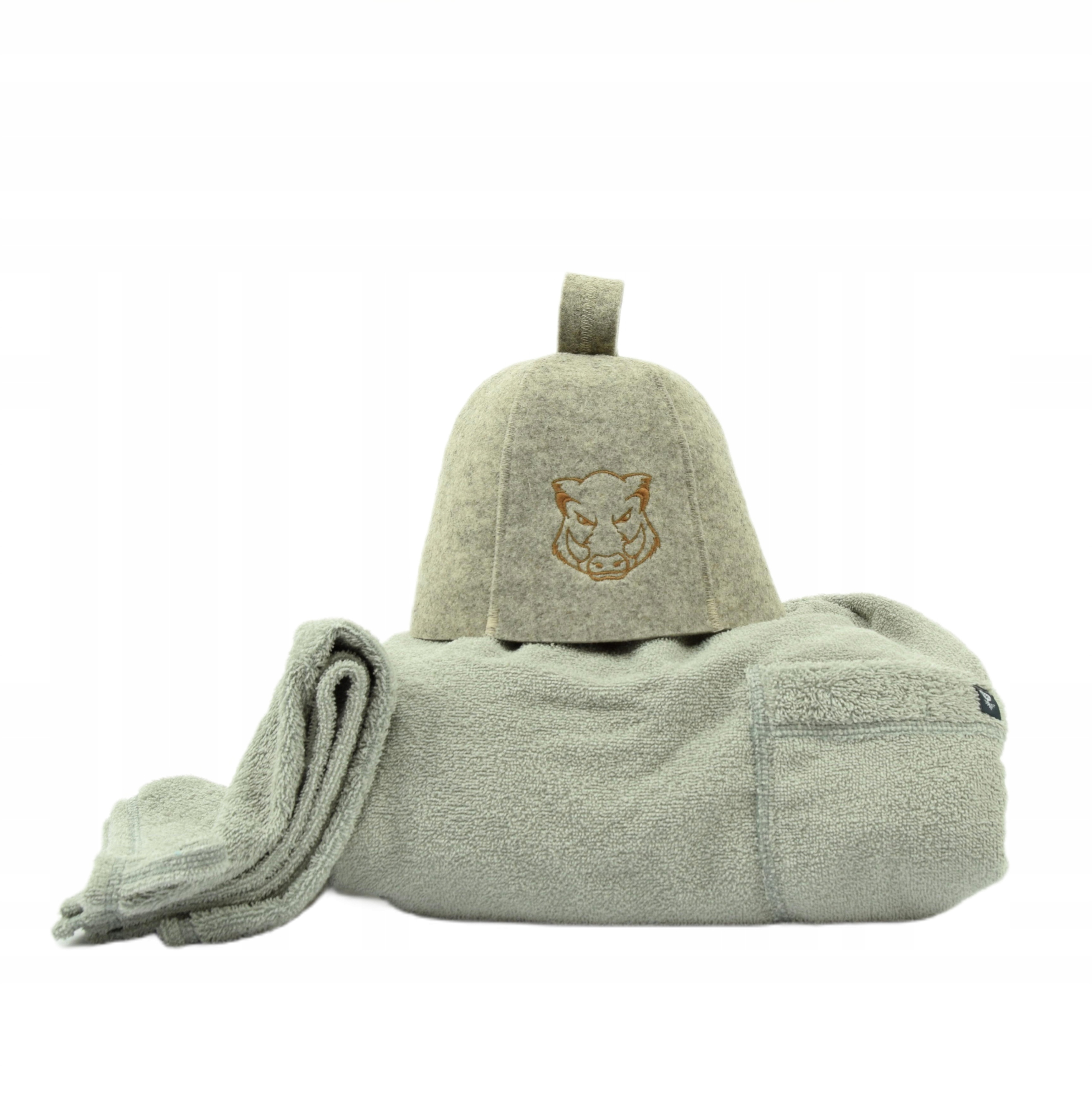 Čepice Klobouk do sauny Kilt Ručník pánský set 3 cz vel L