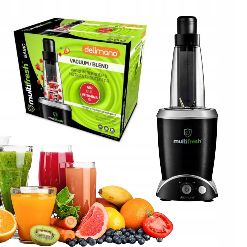 Stolní Mixér Multifresh Nutriblender S Funkcí Vakua Delimano 800 W