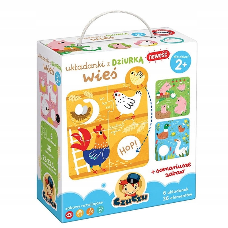 

Czuczu puzzle układanki z dziurką Wieś 2+