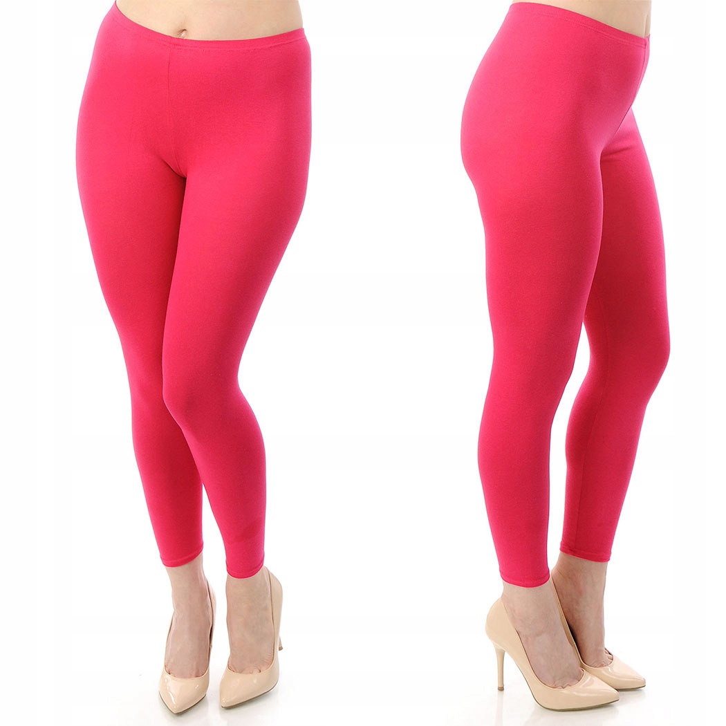 

461 Leginsy Getry Legginsy Fitness Różowe XL 42