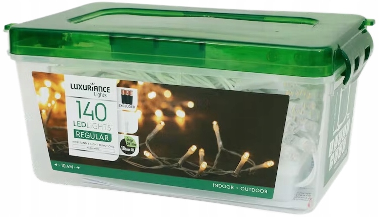 

Lampki Choinkowe Na Baterie Białe Led 11 m Timer