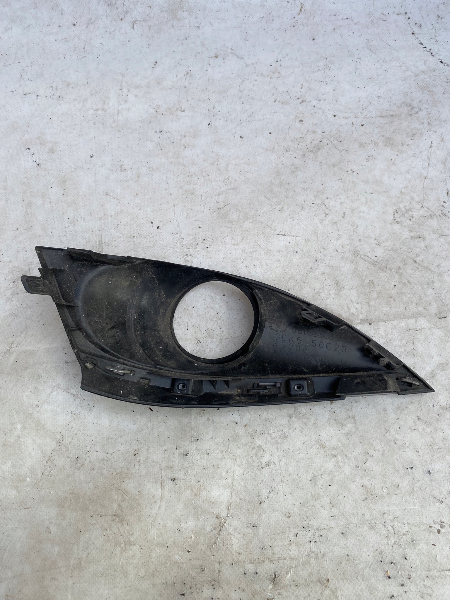 MAZDA 6 GH LIFT 10- grid of a bumper left front
